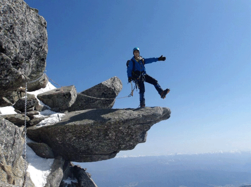 中央アルプス 千畳敷 サギダル尾根トロルの舌